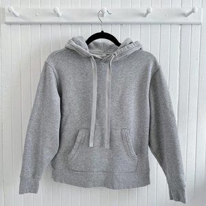 Athleta Grey Cotton Hoodie